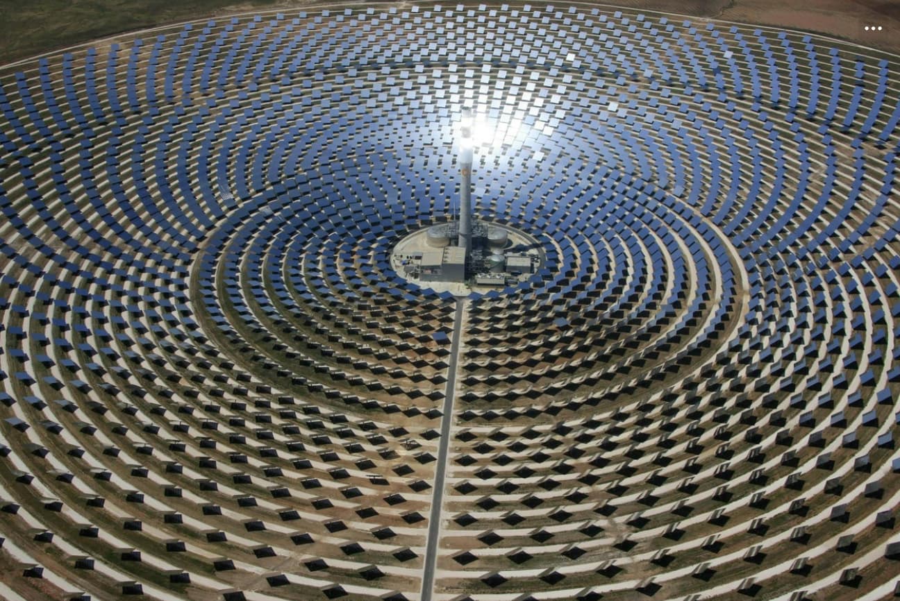 “Solar Heliostats at the Gemasolar Power Plant in Spain.”